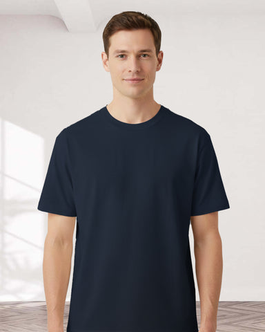 UNISEX OVERSIZED BOX T-SHIRT (NAVY BLUE) UNISEX OVERSIZED BOX T-SHIRT (NAVY BLUE)