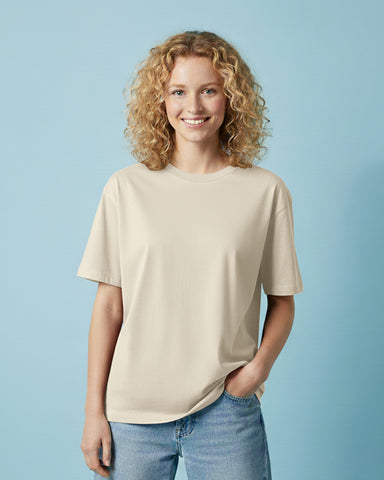 UNISEX OVERSIZED BOX T-SHIRT (IVORY) UNISEX OVERSIZED BOX T-SHIRT (IVORY)