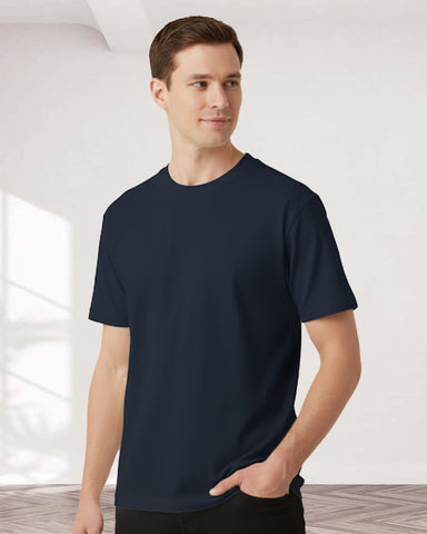 UNISEX OVERSIZED BOX T-SHIRT (NAVY BLUE) UNISEX OVERSIZED BOX T-SHIRT (NAVY BLUE)