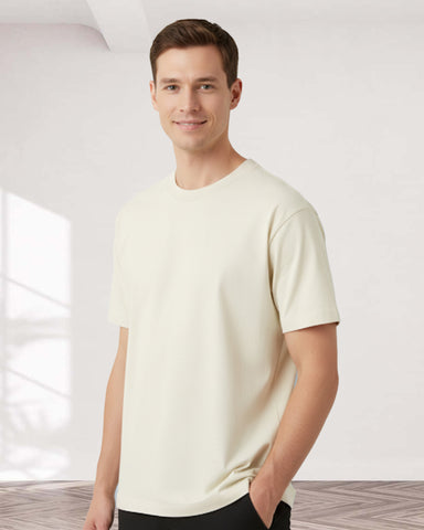 UNISEX OVERSIZED BOX T-SHIRT (IVORY) UNISEX OVERSIZED BOX T-SHIRT (IVORY)