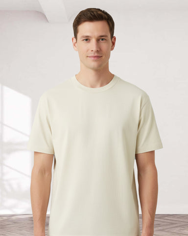 UNISEX OVERSIZED BOX T-SHIRT (IVORY) UNISEX OVERSIZED BOX T-SHIRT (IVORY)