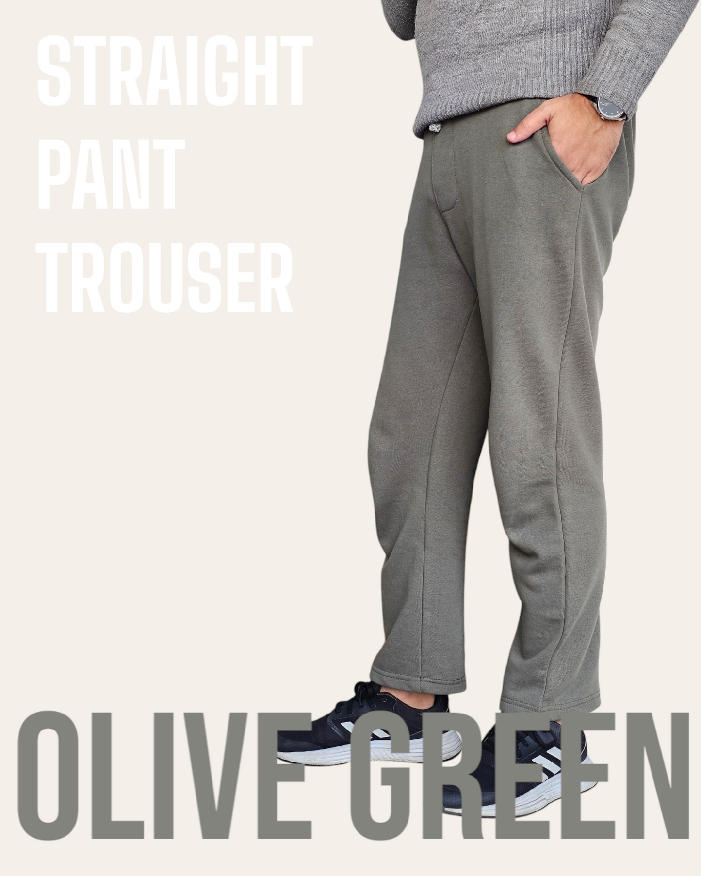 STRAIGHT TROUSER PANTS