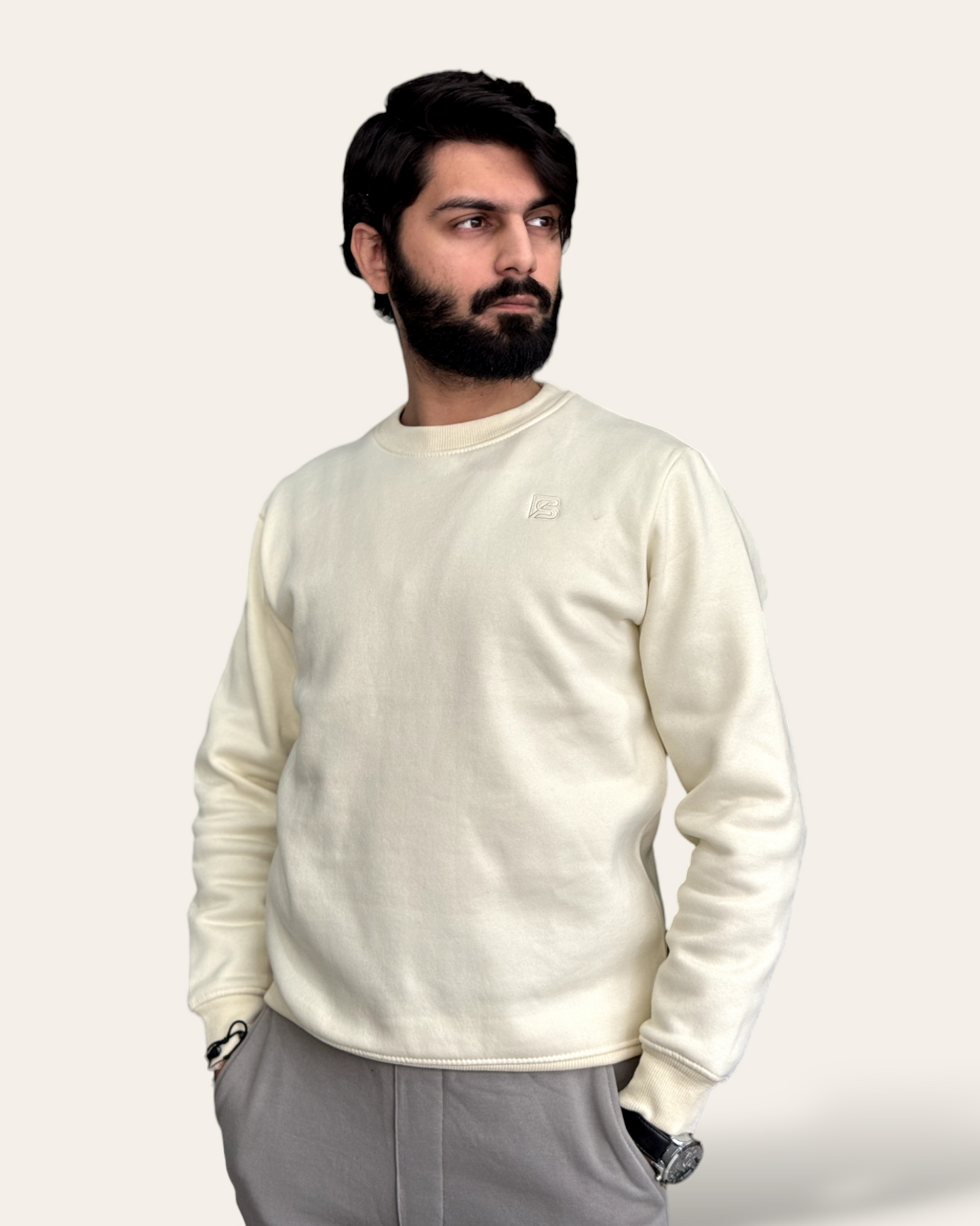 UNISEX IVORY SWEATSHIRT