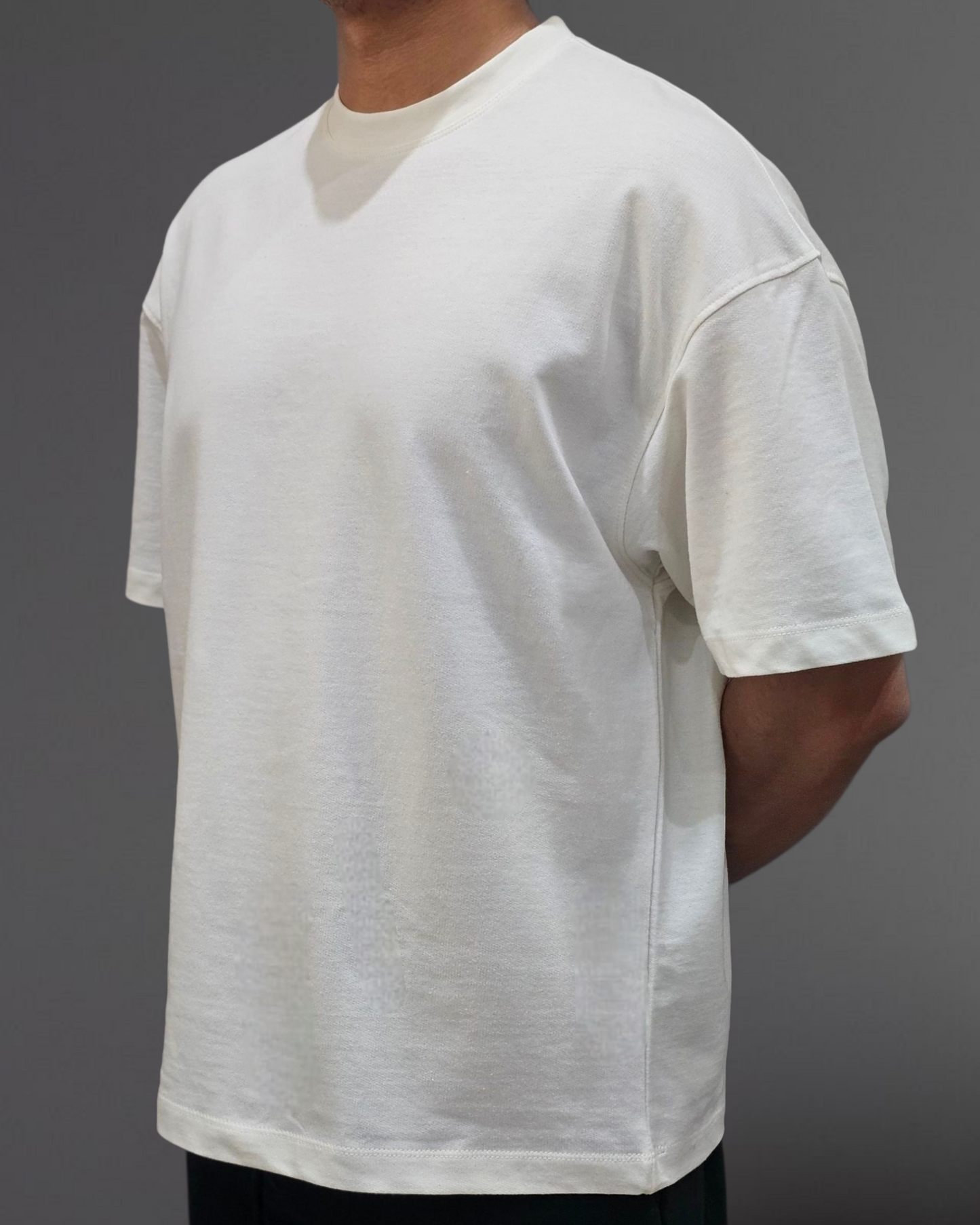OVERSIZED BOX T-SHIRT (IVORY)