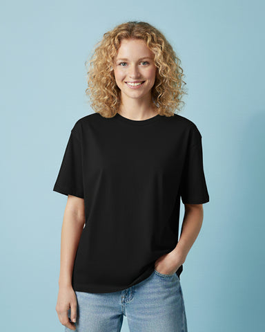 UNISEX OVERSIZED BOX T-SHIRT (BLACK)