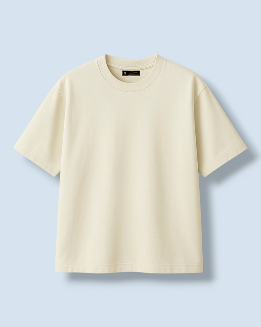 OVERSIZED BOX T-SHIRT (IVORY)